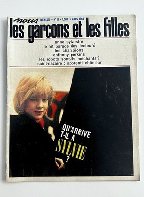 SYLVIE VARTAN Cover Nous Les Garçons Filles Mars 1964 Perkins Brel Rare