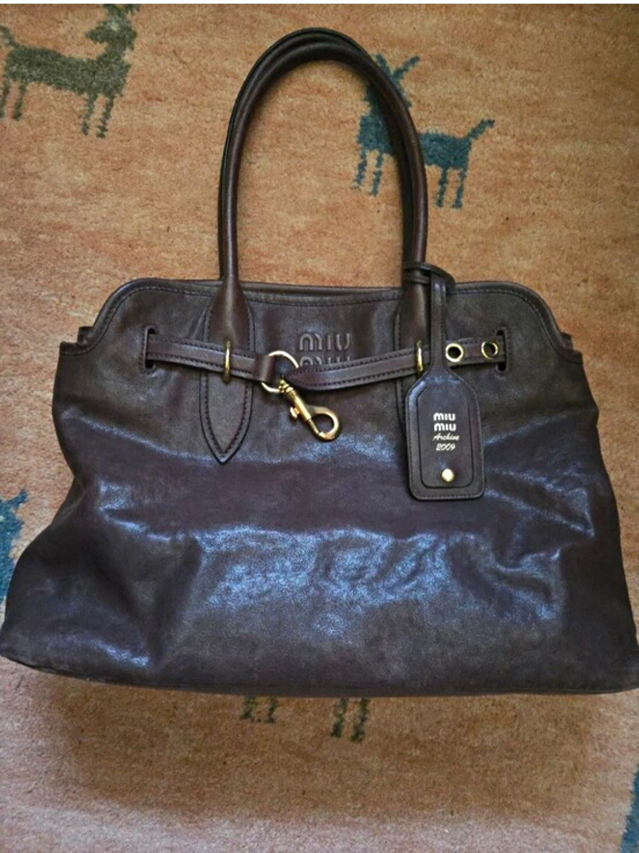 25+ Miu Miu Large Zip Bags & Handbags for Women for sale | Updated