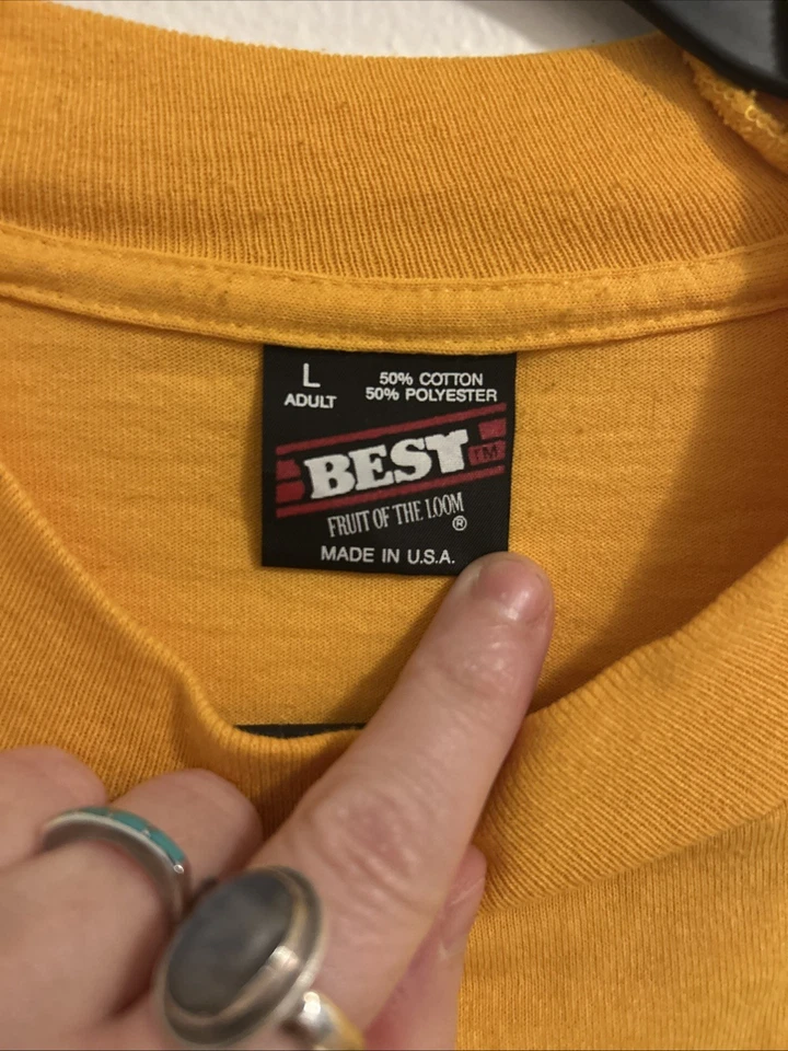 复古 90 年代波特兰海滨蓝调节日 T 恤 — 第 3/4 张图片