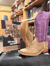 Anderson Bean Sand Angry Elk Cowboy Boots