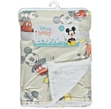 Mickey Mouse Blanket Baby Receiving Disney NWT