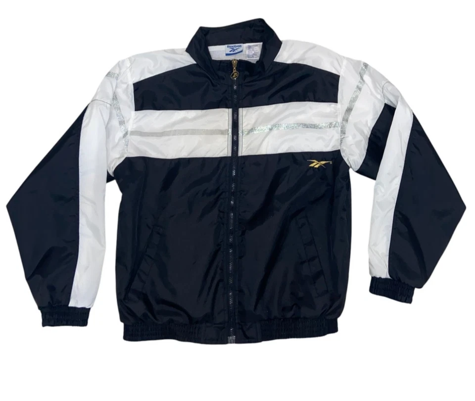 Vintage Women's XL Reebok I3 Black/White Tracksuit Allen Iverson Collection  - Image 2 of 4