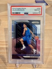 2018-19 Panini Prizm Jalen Brunson #250 (RC) Rookie PSA 10