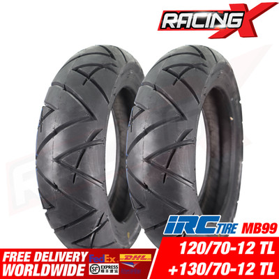 IRC MB99 Tire Scooter 120/70-12+130/70-12 TL For GROM-125