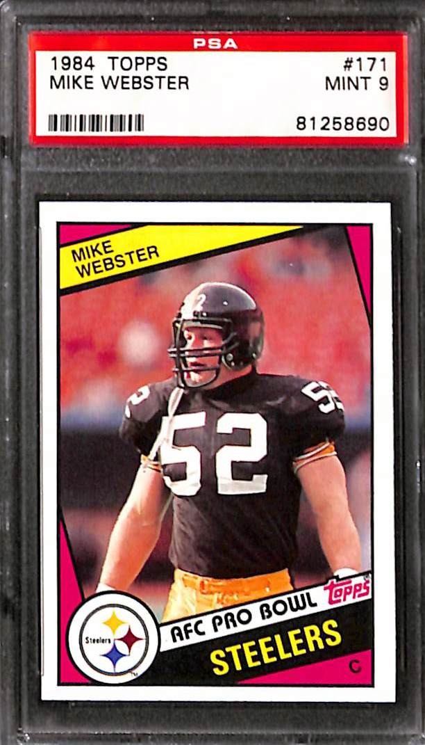 1984 TOPPS #171 MIKE WEBSTER PSA 9 Mint 81258690