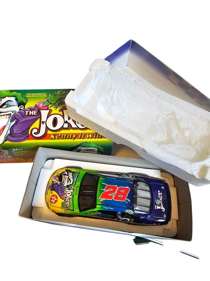 Vintage Nascar The Joker Kenny Irwin 1:32 Scale Stock Car Diecast 6" - Image 3 of 4