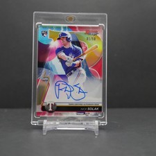 2020 Bowmans Best Nick Solak RC Best of 2020 Auto Gold Refractor /50 #B20-NS AU