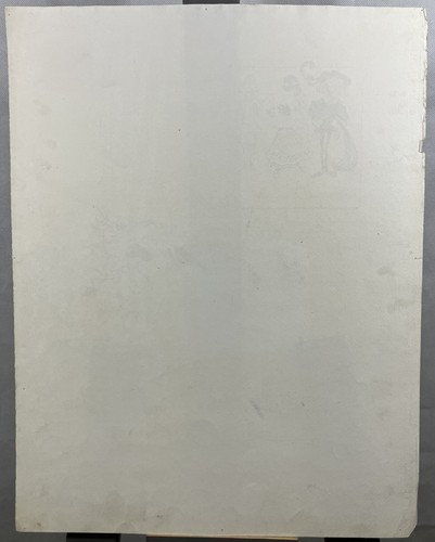 Encre de chine Bande dessinée Projet de planche pour illustration vers 1940 - Picture 2 of 10