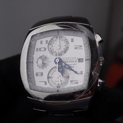 スケさん Seiko Premier Black Unisex Adult Watch - SNA143 for sale online | eBay