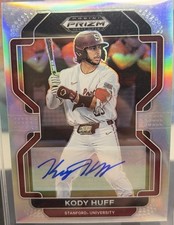 Kody Huff Stanford Cardinal 2022 Panini Prizm Draft Picks Prizm #PDP206 Auto