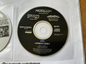 Fifa soccer & Microcosm Puggsy demo discs sega mega cd game demos disc only