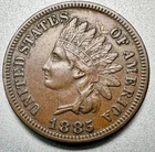 1885  INDIAN CENT   AU DETAILS  BETTER DATE  #1391