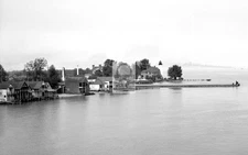 Windmill Point Light House Lake St Clair Michigan MI - Reprint