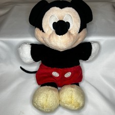Vintage Disneyland Walt Disney World Mickey Mouse Plush Stuffed Toy
