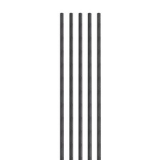 Carbon Fiber Rod 2mm x 400mm RC Airplane Tube Quadcopter Arm Repair Bar, 20 Pack
