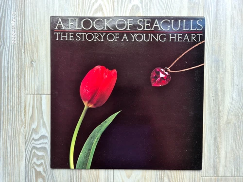 A FLOCK OF SEAGULLS THE STORY OF A YOUNG HEART 1ST PRESS A1/B1 JIVE RECORDS