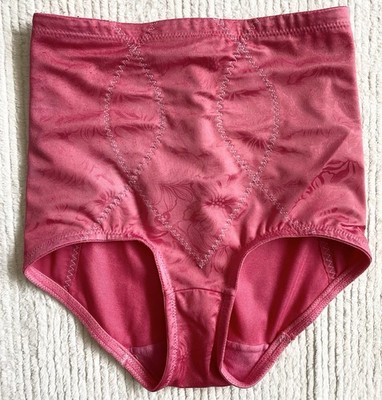 Vintage High Waist Girdle *Medium* FLEXEES Pink Tummy Control Shaper