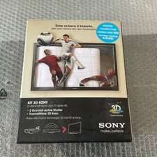 SONY KIT 3D 2 OCCHIALI 3D SHUTTER Packs 2 pcs new old stock **45