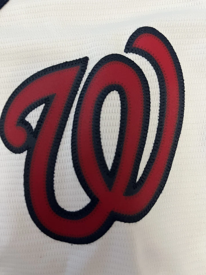 Camiseta Washington Nationals Jackie Robinson, #42 Youth Grande G, Majestic - Imagem 3 de 4