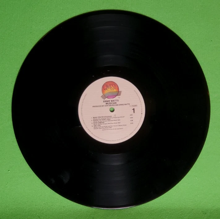 Ernie Watts- Musician (1985) Qwest Records LP Album PROMO - Image 3 of 4