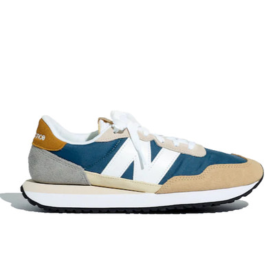 New Balance 237 Running Shoes Beige Dark Moonstone Womens 6.5 Youth 5 EU 37.5