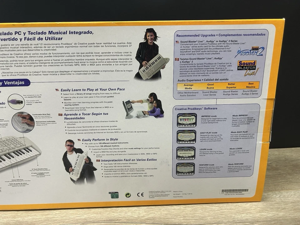 Creative Prodikeys All-In -One Music & PC Keyboard Brand New In Box - Image 3 of 4