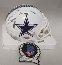 Quinnen Williams Signed Salute Mini Football Helmet Dallas Cowboys Beckett Auto
