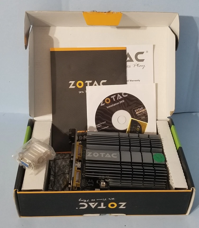 Zotac Nvidia GeForce GT 610 1GB 64BIT GDDR3 Video Card ZT-60603 - Image 3 of 4