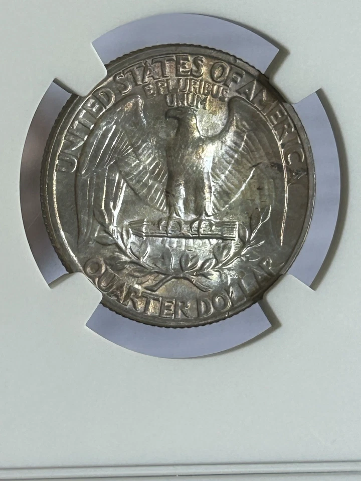 Moneda colección magnífica pieza 1941 Washington Quarter 25C NGC MS66 | Foto 3 de 4