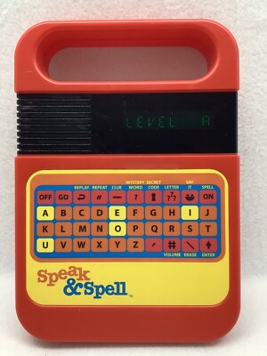 Classic Speak & N Spell Kahootz #09624 Electronic Learning Game Tested Works Vtg
