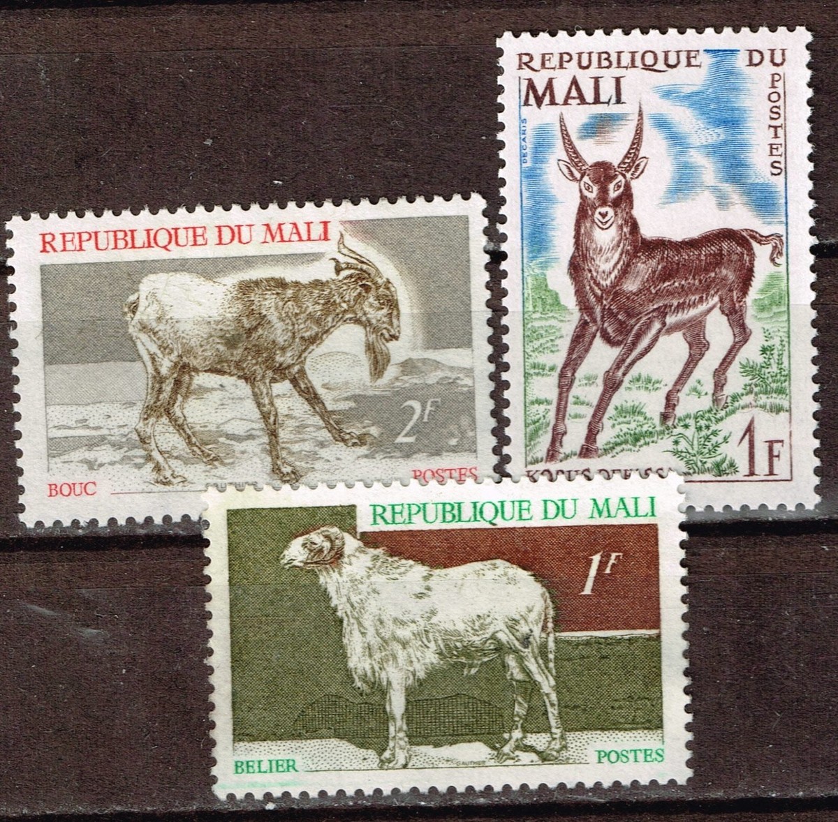 Mali Fauna Wild African Animals set 1966 A-19 | eBay