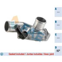 Fae Thermostat KüHlmittel Mit Dichtungen 92°C FüR Opel Zafira A Astra G 5321392