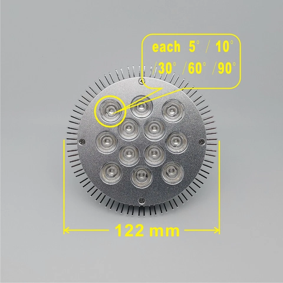 36W UV 365nm 395nm 420nm 440nm Purple LED Lamp Spot Light Bulb Curing PAR38 - Image 2 of 4