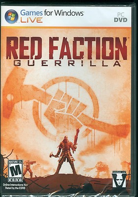 Red Faction: Guerrilla PC Video Game Brand New & Factory Sealed XP