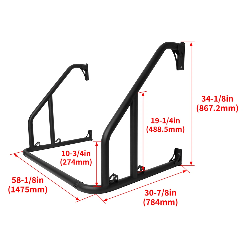 Sport Accessory Bar For Polaris Ranger XP 570 /900 / 1000 / Crew 2013+ Full Size - Image 2 of 4
