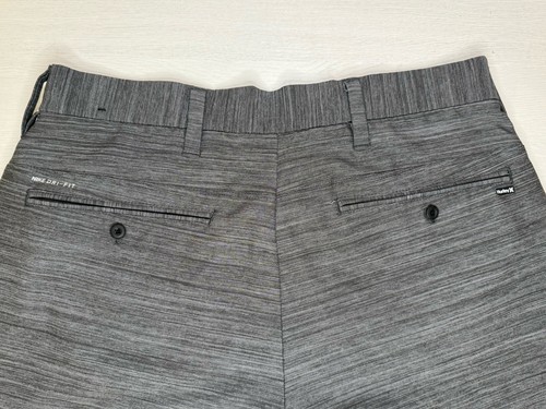 Hurley Mens Nike Dri Fit Shorts Size 29 Dark Grey - Picture 7 of 8