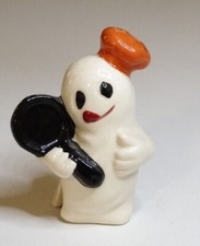 Pie Bird Ghost With Frying Skillet Piebird Made in USA by Nancy Davis
