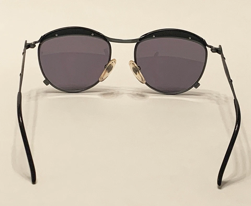 JEAN PAUL GAULTIER Vintage Black Ray Ban Acetate Unisex Sunglasses 56-1274 - Image 4 of 4