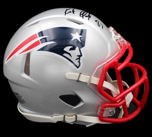 gronk signed helmet