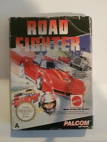 Road Fighter Nintendo NES boxed no manual damaged 