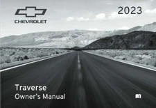 2023 Chevrolet Traverse Owners Manual User Guide Reference Operator Book