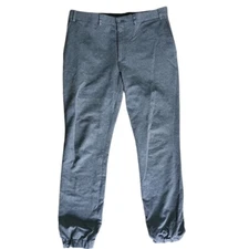 Calvin Klein Pants Men's Size 38W/34L 38/34 Solid All Grey Gray Jogger w Pockets