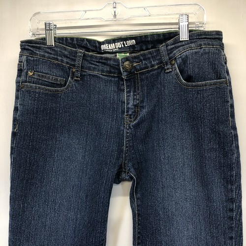 Dream Out Loud By Selena Gomez Juniors Size 13 Raw Hem Stretch Denim Capri C - Picture 2 of 7