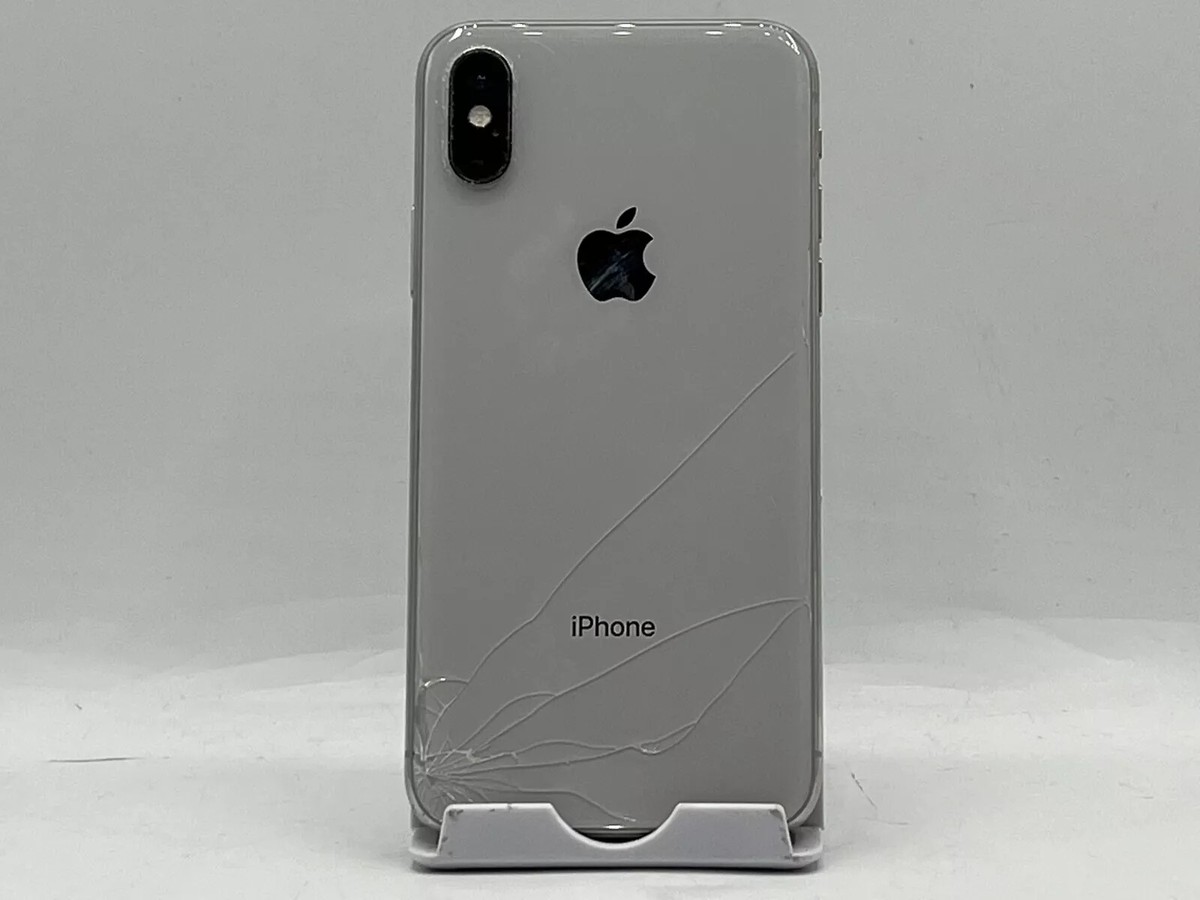 Apple iPhone XS A1920 MTAH2LL/A 64GB 17.3.1 Unlocked Silver Used 