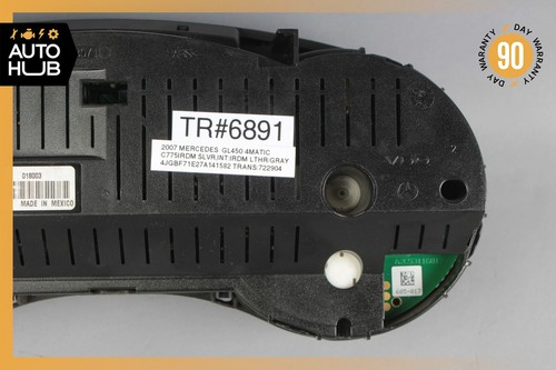 06-08 Mercedes X164 GL450 ML500 Instrument Speedometer Cluster 1645404847 189k - Picture 10 of 12