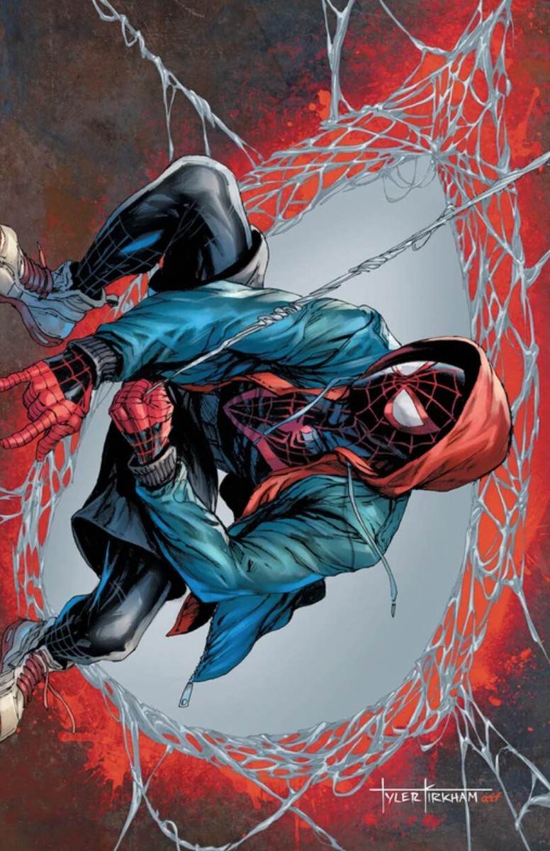 MILES MORALES SPIDERMAN 23 TYLER KIRKHAM EXCLUSIVE VIRGIN