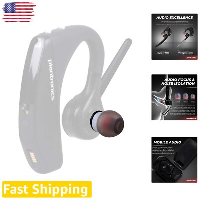 Enhanced Audio Focus In-Ear Tip Adapter for Plantronics Voyager