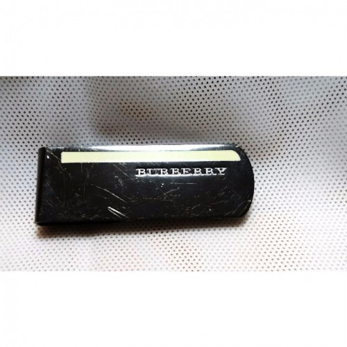 Authentic Burberry x Line Money Clip Black Wallet Unisex Japan 
