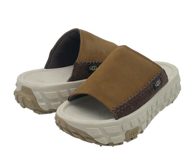 UGG VENTURE DAZE SILDE ALL GENDAR SUEDE CHESTNUT / CERAMIC US MEN 8 /WOMEN 9