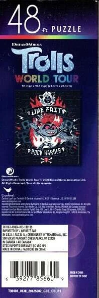 Rompecabezas Dream Works Trolls - World Tour - 48 piezas Foto 2 de 2